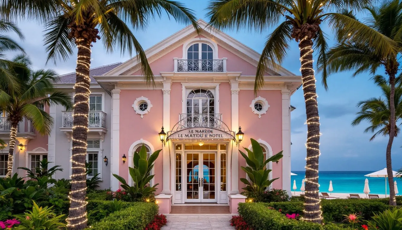 Le Martin Boutique Hôtel reflecting French elegance with a beautiful exterior.